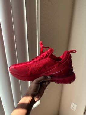 Nike Air Max 270 (GS) Red Kids' Athletic Sneaker